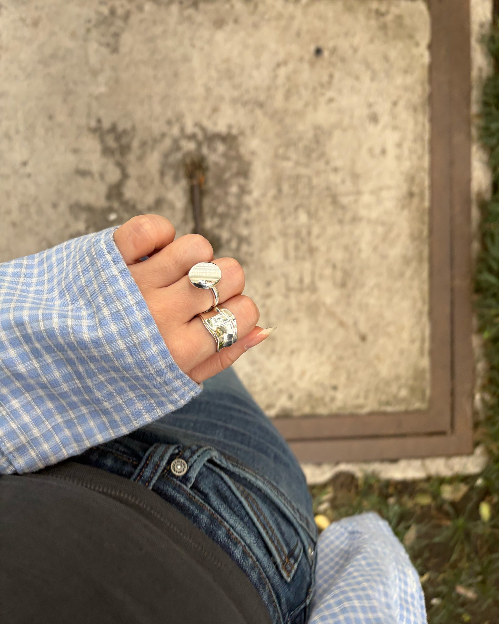 anillo plata 925 de ley ajustable 