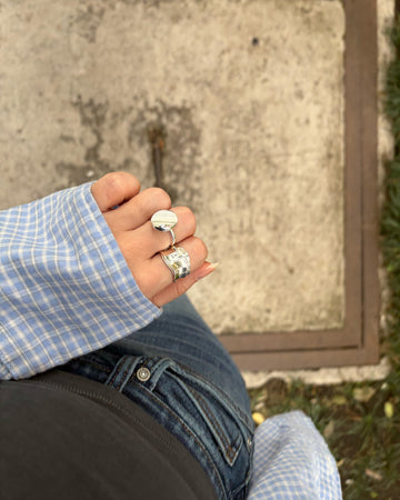 anillo plata 925 de ley ajustable 