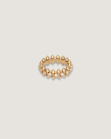 anillo acero inoxidable con zirconias 