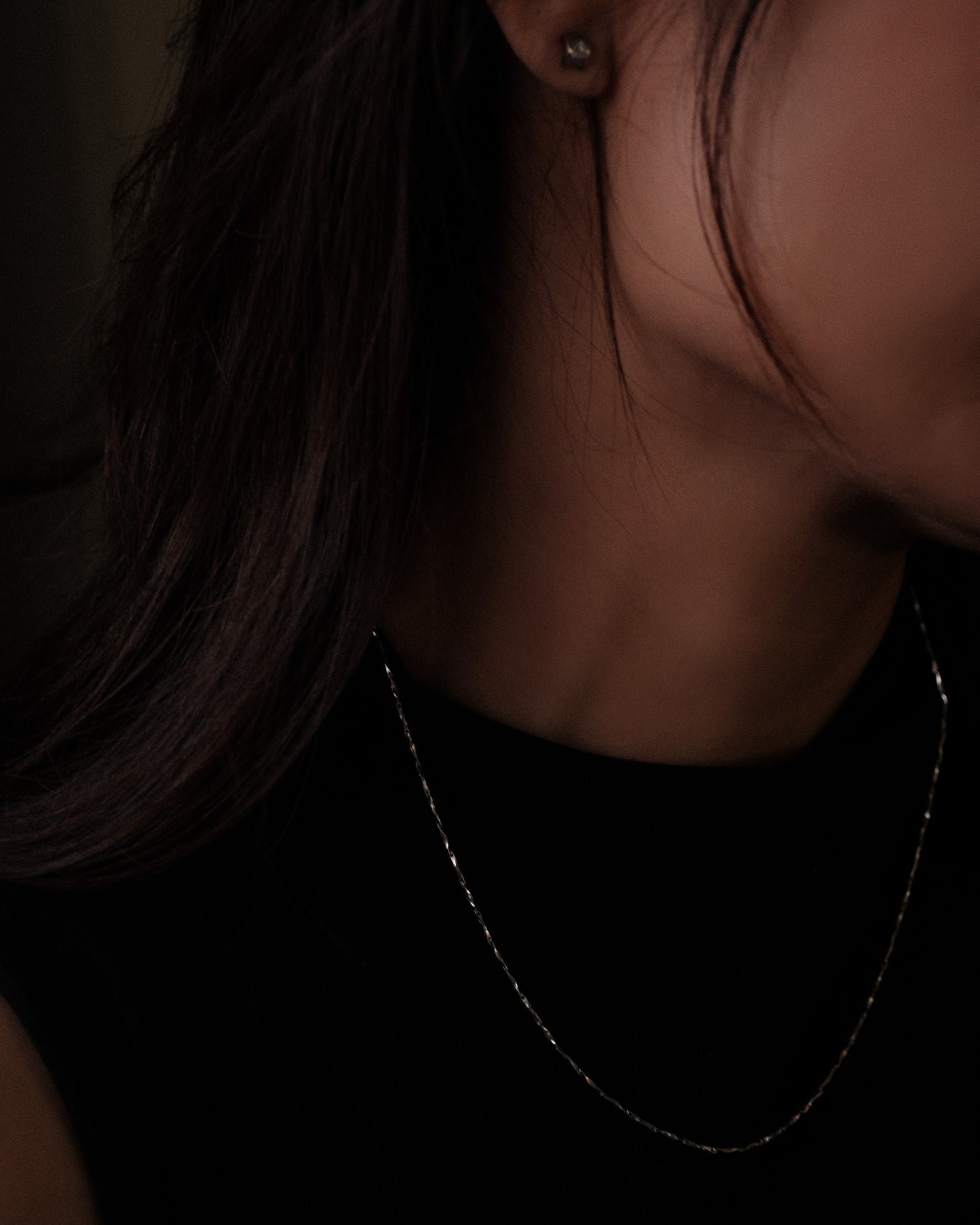 Collar cadena plata 925 pulido baño en rodio