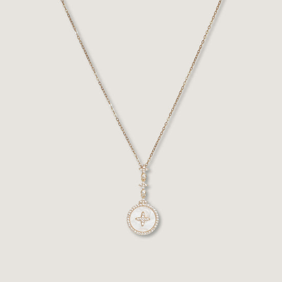 Gargantilla collar acero inoxidable con zirconias