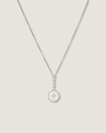 Gargantilla collar acero inoxidable con zirconias