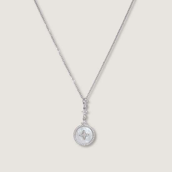 collar acero inoxidable con zirconias