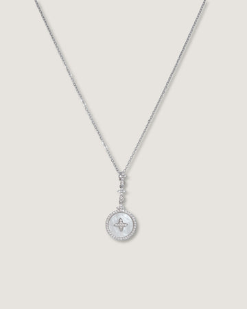 collar acero inoxidable con zirconias