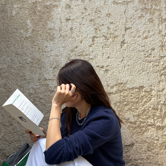 Collar de acero inoxidable estilo chunky con cadena de eslabones grandes