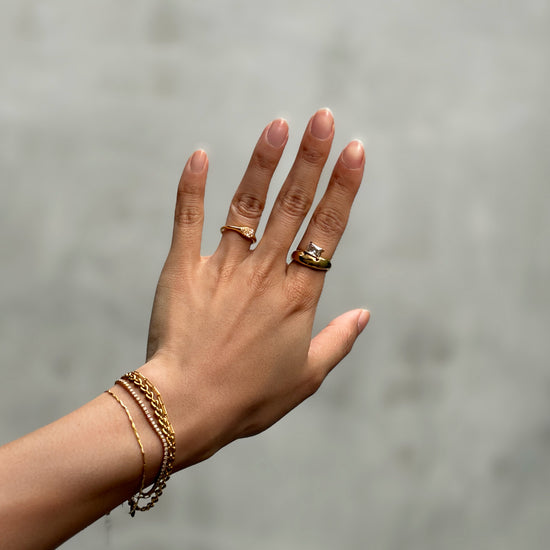 anillo plata 925 de ley ajustable con zirconia acero inoxidable