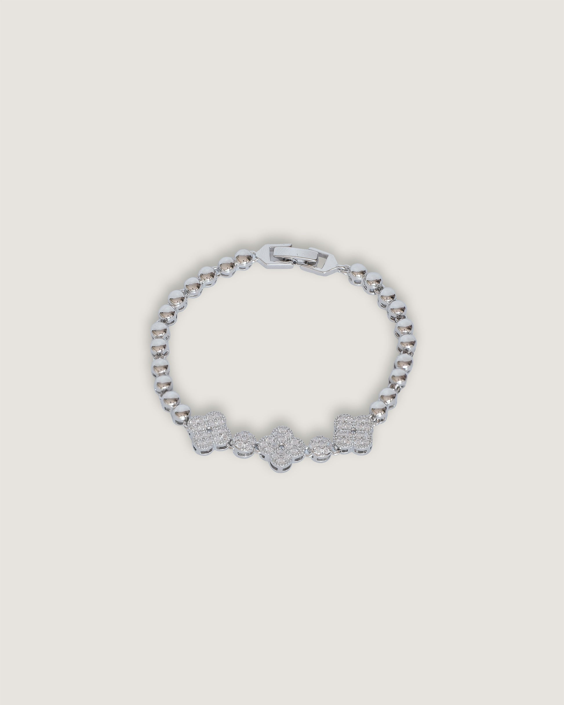 pulsera acero inoxidable y zirconias