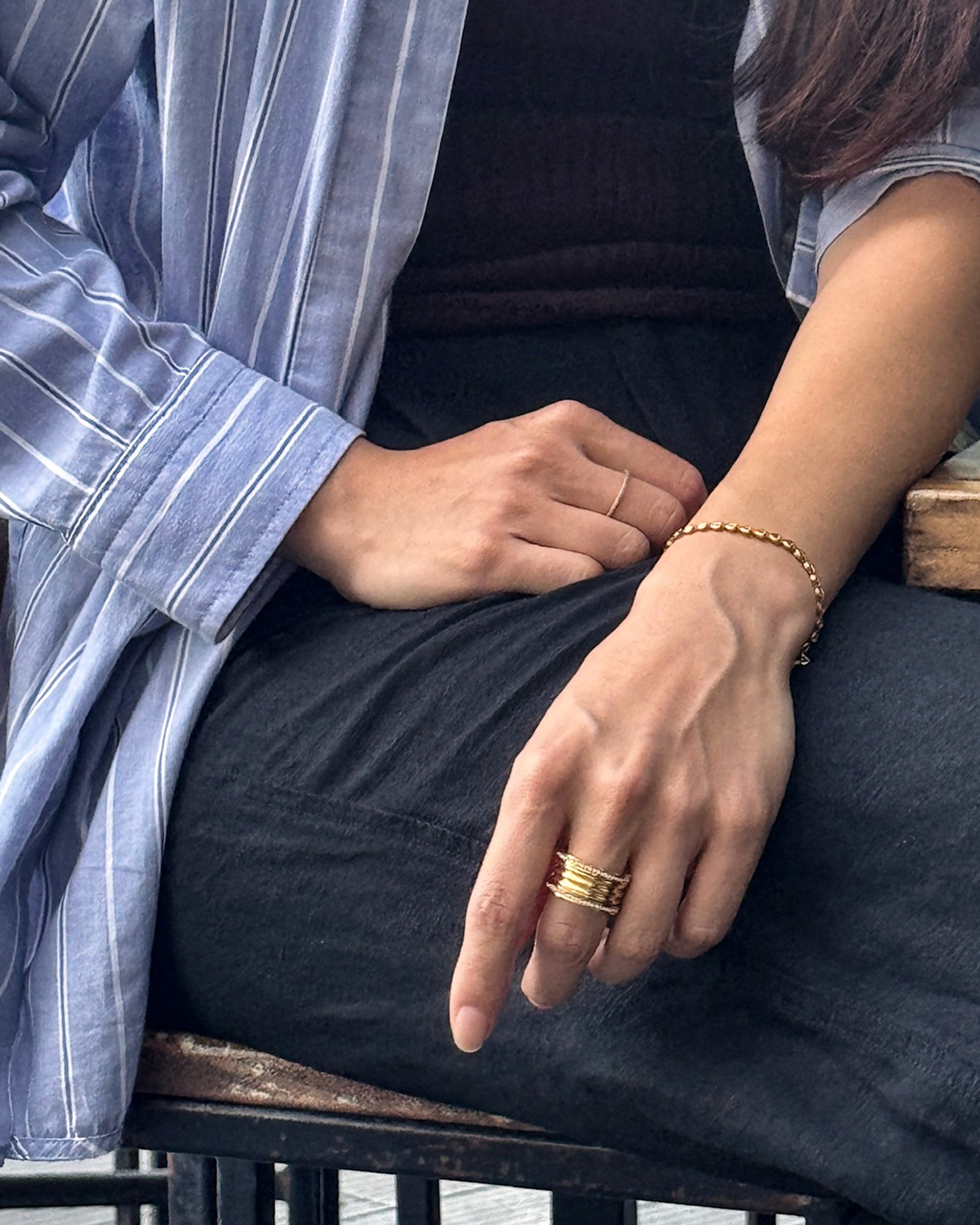anillo pulsera acero inoxidable