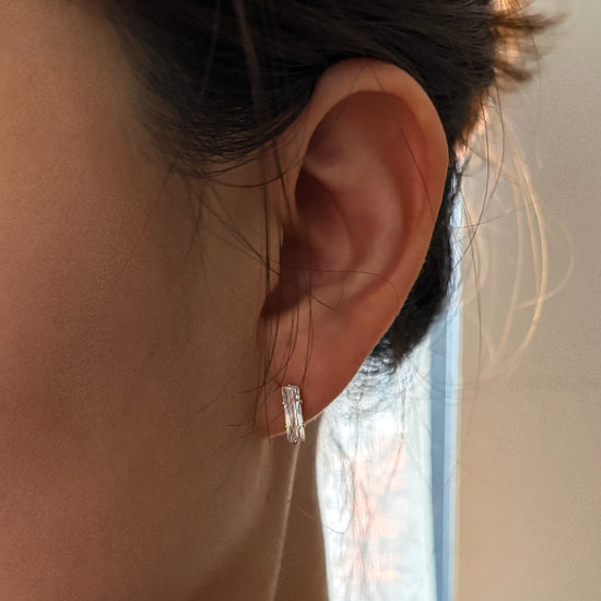 aretes con zirconia 