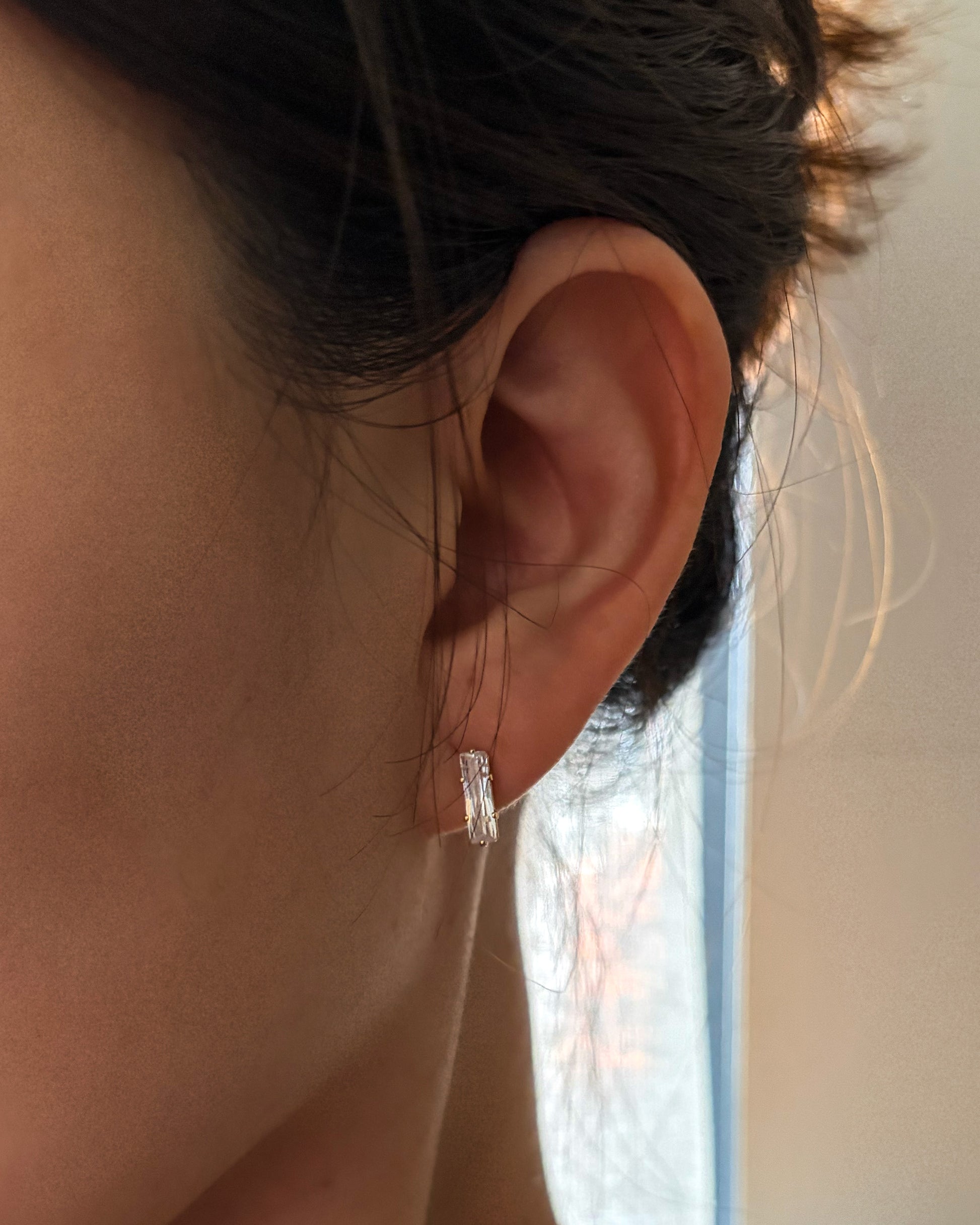 aretes con zirconia 